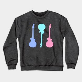 Pastel Guitars Crewneck Sweatshirt